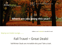 Tablet Screenshot of airwayvacations.com